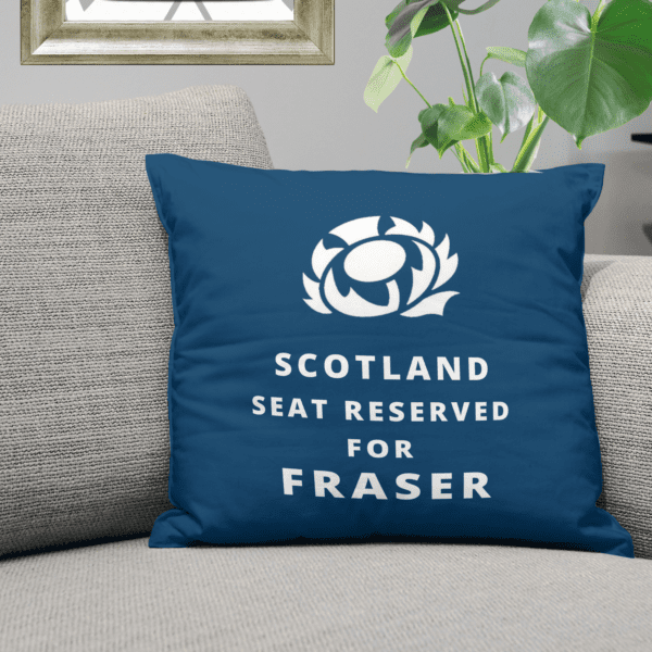 scotland rugby cushion